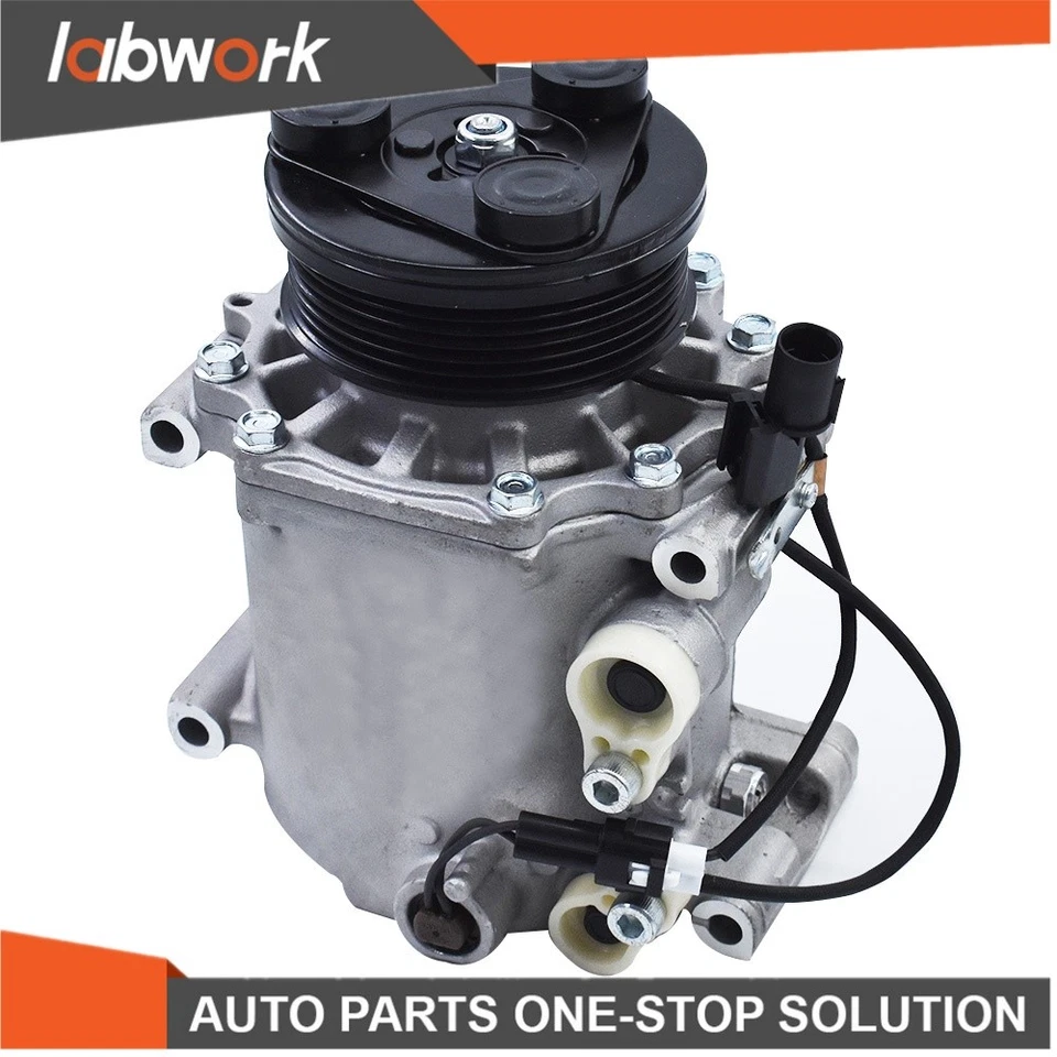 Labwork A/C AC Compressor with clutch For Mitsubishi Lancer/ Eclipse 2.0L 02-07 - Image 2 of 4