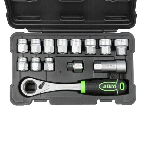 CASSETTA DI UTENSILI GO-THROUGH DA 14 PEZZI SATINATI JBM 54090 - Foto 3 di 6