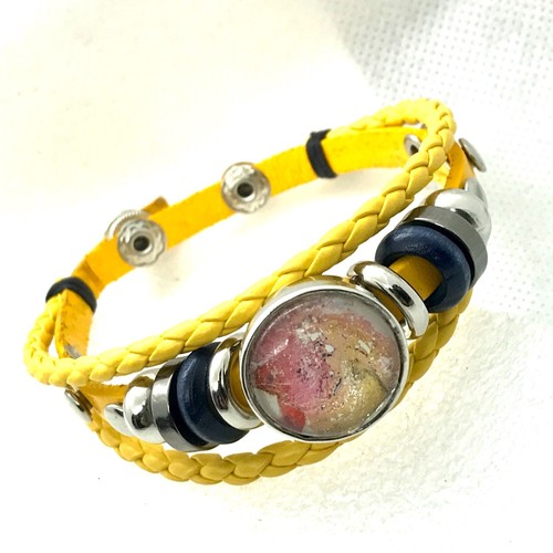 Geflochtene Leder Druckknöpfe Armbänder passend für Noosa Ginger Druckknöpfe Brocken Knöpfe 18-20mm  - Bild 29 von 102