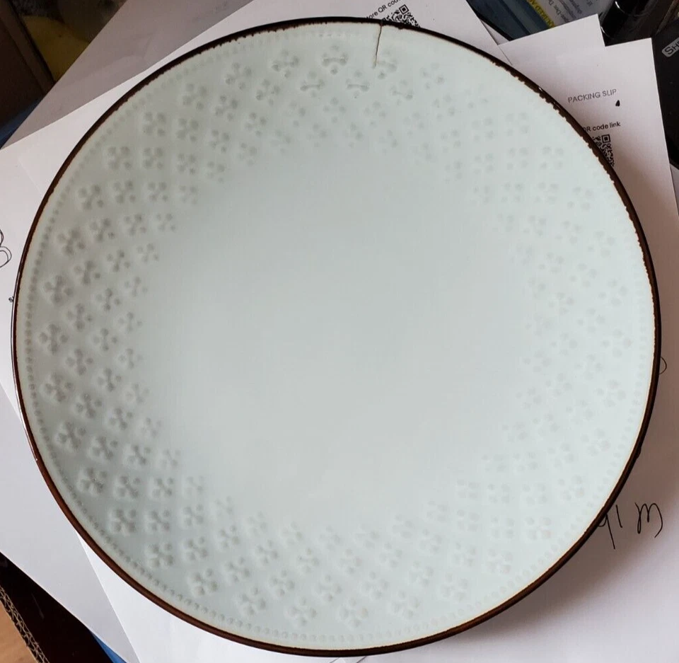 Juego de vajilla Pfaltzgraff Joanne azul 16 piezas, servicio para 4 defectos de acristalamiento Foto 3 de 4