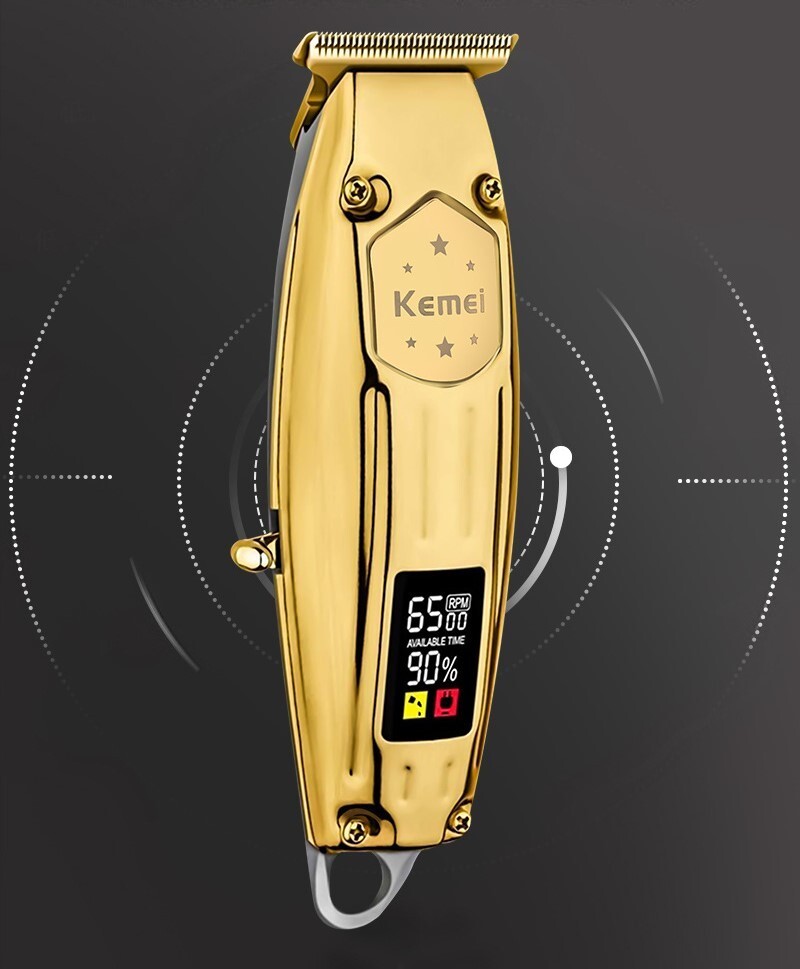 Kemei-127 Professional Cordless Rechargeable Hair Clipper for Men