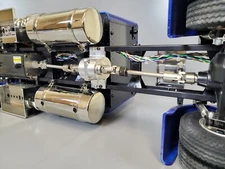 Auxiliary Transmission Transfer Gear Case driveshaft Tamiya 1/14 Grand Hauler