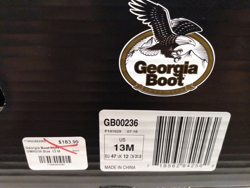 Botas Georgia Logger AMP LT Puntera Compuesta EH Impermeables Trabajo y Seguridad 13M Nuevas - Imagen 3 de 8