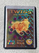 1999 Ty Beanie Babies Series 3 (Wild Cards) MAGENTA #48 Twigs the Giraffe NM
