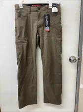 NWT - Wrangler Men's ATG Size 32x30 Brown Synthetic Straight Utility Pants