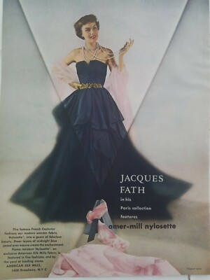 1964 evening dresses 1964 Helga Salmon Pink Satin Evening Gown with Velvet Flowers