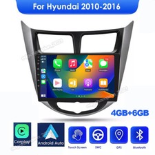 64g Android 13 Car Radio Stereo Gps Navi Camera For Hyundai Accent Verna Solaris
