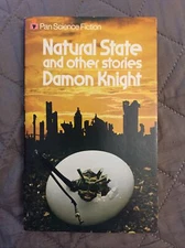 SF Vintage Paperback Natural State & Others by Knight, British Pan 24442 1975 NF