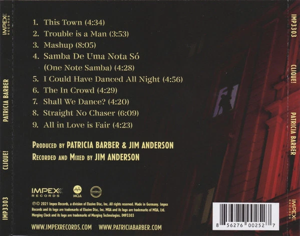 IMPEX IMP-3303 PATRICIA BARBER CLIQUE CD 2021 RELEASE new sealed ! - Bild 3 von 4