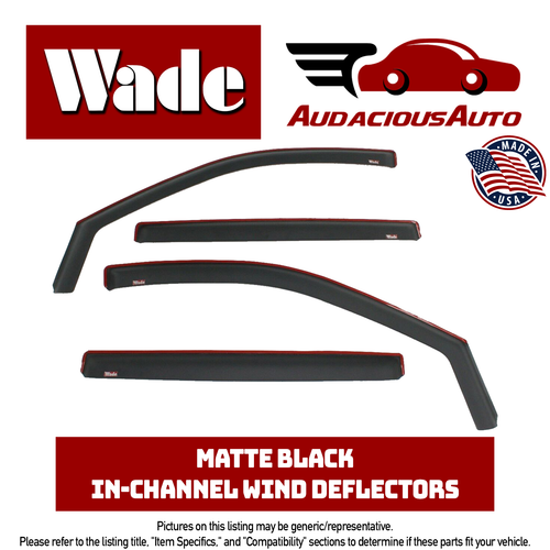 InChannel Wind Deflectors 20112021 Jeep Grand Cherokee *Matte Black