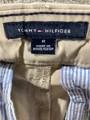 Tommy Hilfiger Pants Women’s Size 8 Off White Chino Straight Leg Stretch - Picture 13 of 16