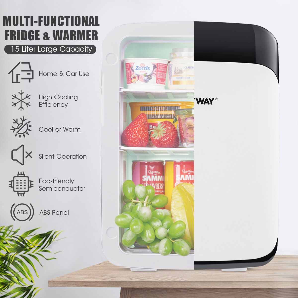 2in1 Mini Cooler and Warmer 15 L Compact Refrigerator Mini Fridge MiniSize eBay