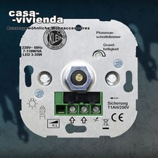 LED-Dimmer KLEIN® Druck-Wechsel, 7-110W/VA - passend für Peha® 