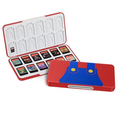 24 Game Card Case 24 Slot Storage Holder for SD Card & Switch Game Card Portable
