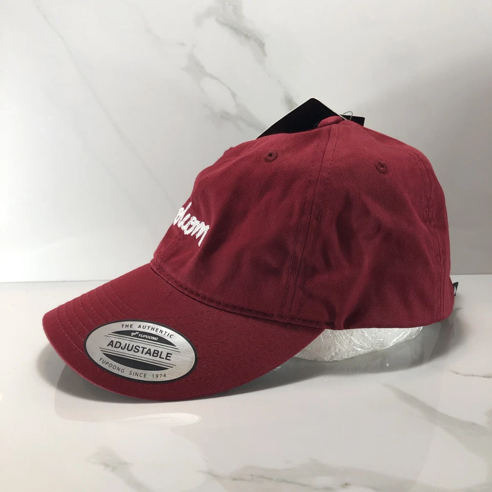 Volcom Hat Cap Adjustable Strap Red Adult Unisex Logo Dad - Image 2 of 4