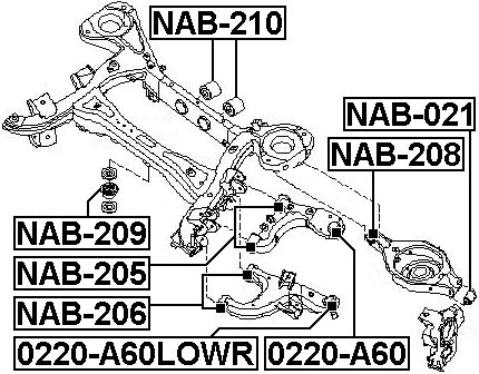 Junta de rótula de suspensión para Nissan Armada 2006 (EE. UU.) Foto 2 de 3