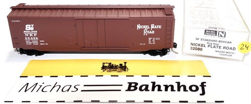 Micro Trains Line 32080 50' Standard Boxcar Nickel Plate Road 85499 N 1:160 m24  | Zustand: Gebraucht