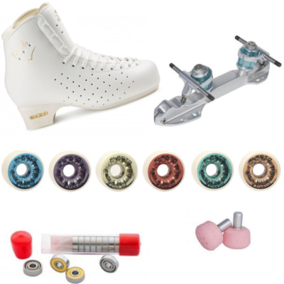 Edea Rondo/Wave+STD Elyo+Roll-Line Giotto/STD LAIMI.-White-Roller Figure Skates