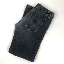 Oligo Tissew Women Size 29 x 32 Jeans Dark Wash Straight Leg USA Made EUC