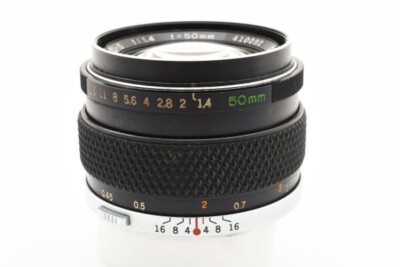 【美品】OLYMPUS G.ZUIKO AUTO-S 50mm f1.4 NEAR MINT】 Olympus OM-System G.Zuiko Auto-S 50mm f1.4 MF Lens
