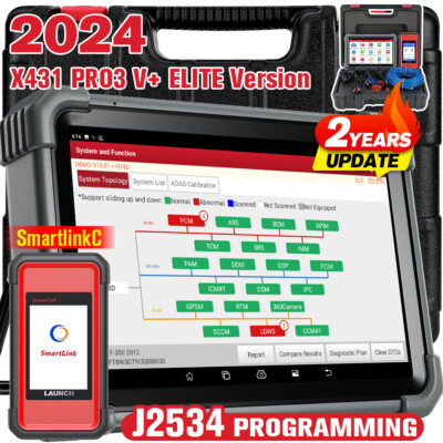 2026 LAUNCH X431 PRO3 V+ ELITE PRO 5 Profi OBD2 Diagnosegerät J2534 ECU Programm