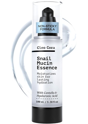 Cleo Cora Snail Mucin Serum - Advanced Snail 96 Mucin Power Essence, 3.38 oz.