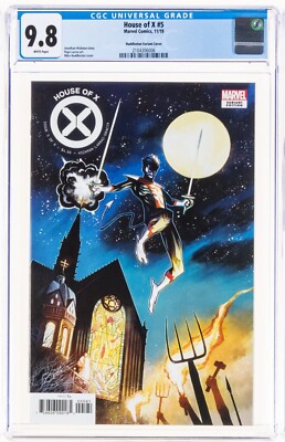 MARVEL COMICS HOUSE OF X #5 HUDDLESTON 1:10 INCENTIVE VARIANT CGC 9.8 Nice  