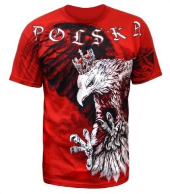 T-shirt Koszulka Orzel Eagle Patriotic Poland Polska Polish Godło Red