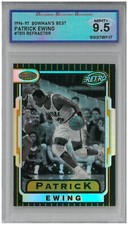 1996-97 Bowman's Best PATRICK EWING #TB11 Retro Refractor 💎 DSG 9.5 Mint+