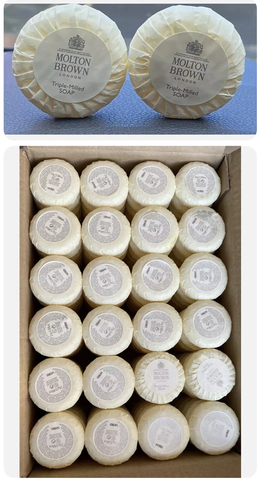 MOLTON BROWN 10x Molton braun dreifach gefräste Milchseife für ihn & ihr Geschenk unverpackt