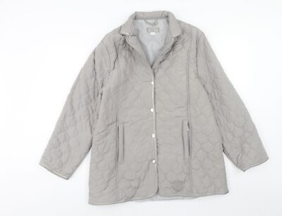 Gabrielle Vicenza Damen grau Steppjacke Größe 10-12