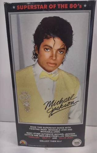 ヴィンテージ 1984年 マイケルジャクソン 80 年代のスーパースター "ビートイット"人形 ペン先 非常にレア - 画像2/3