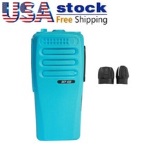 Blue New Repair Front Housing Cover Case for CP200D Two Way Radio