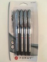 Foray Marker-style Porous Point Pens Assorted Colors, Fine Point 4 Pack Foray Marker-style Porous Point Pens Assorted Colors, Fine Point 4 Pack