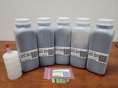 (200g x 5) Toner Refill for Xerox B600, B605, B610, B615 + 5 chip (106R03940)