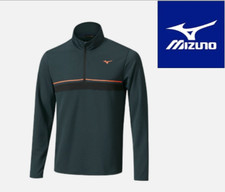 Mizuno Breath Thermo ST 1/4 Zip Golf Top - Br...