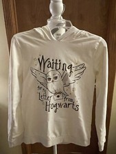 Harry Potter Hedwig Owl Girls Sz 18-20 French Terry Pullover Hoodie