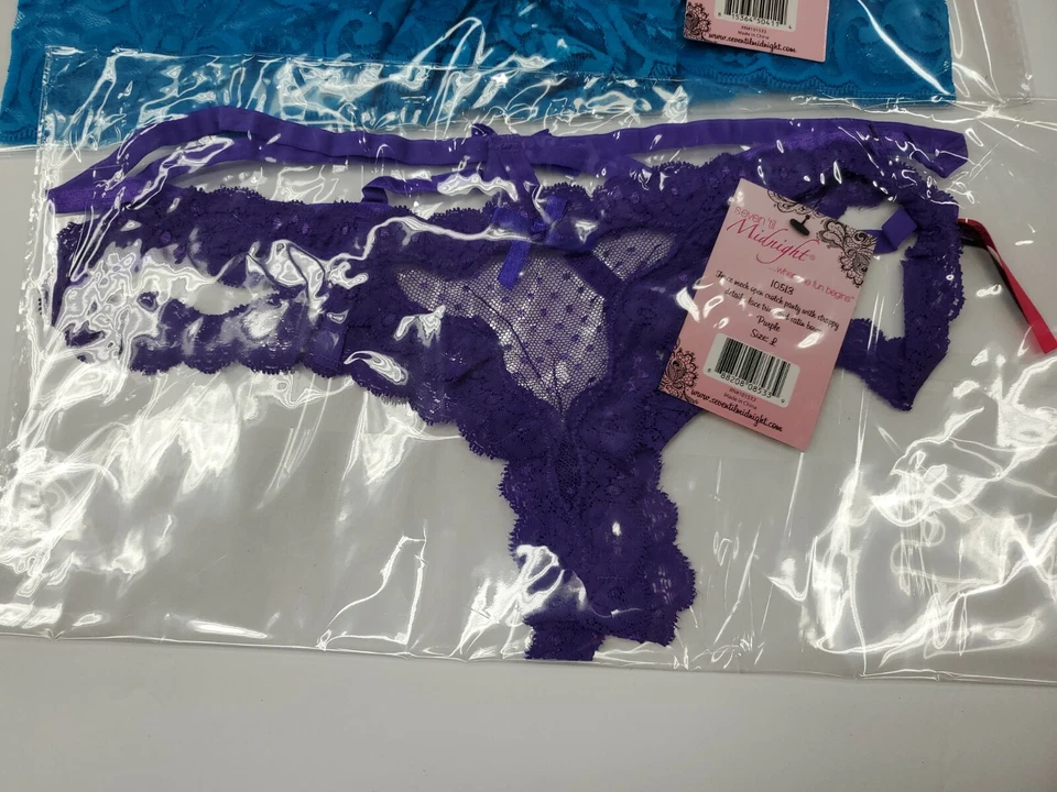 Panty de encaje Seven Til Midnight talla grande lote de 2 nuevas Foto 3 de 4