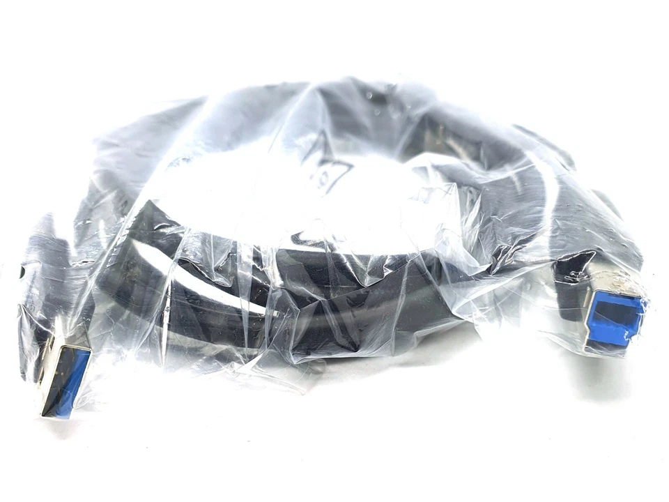 HP Black 2M USB 3.0 SuperSpeed Data Device Transfer USB A to B Cable High Speed - Image 3 of 4