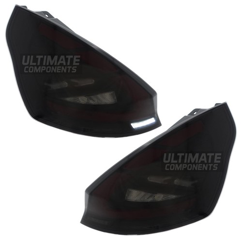 Ford Fiesta Mk7 Mk7.5 2008-2017 LED Dynamic Smoked Rear Tail Lights Animation - Picture 7 of 12