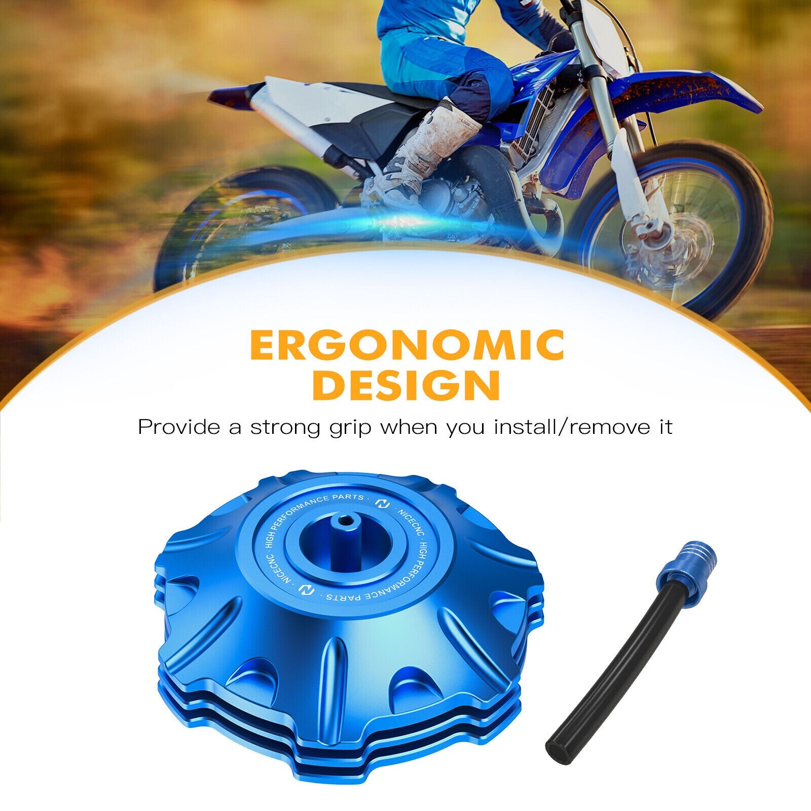 CNC Gas Tank Benzin Kappe Petrol Blau Kawasaki KLX300R KLX 300R 300 R 20202024 eBay