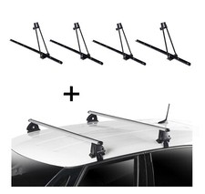 4x Fahrradträger ORION + Dachträger EVO ALU für für für Seat Mii (KF1) 5 Türer a