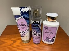BATH AND BODY WORKS BUTTERFLY 3  PIECE SET- BRAND NEW