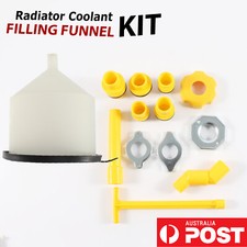 15pcs Radiator Coolant Funnel Kit Vehicles  Cooling System Refill Tools No-Spill