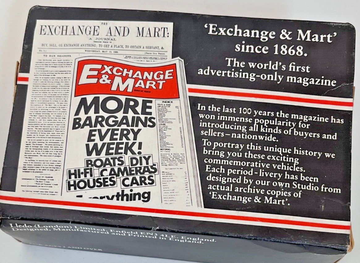 Lledo Promotional models Exchange And Mart x 10 Vehicles Boxed Buses Carts Vans