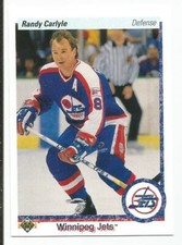 RANDY CARLYLE 1990-91 UPPER DECK CARD NM-MT+ CONDITION
