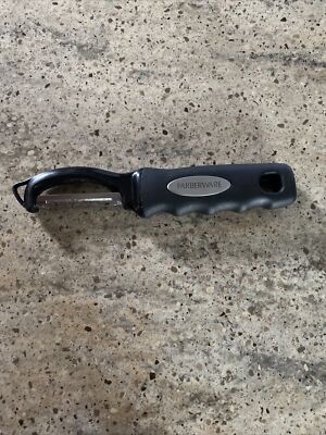 Farberware Stainless Steel Black Kitchen Vegetable Potato Peeler w Finger Grip