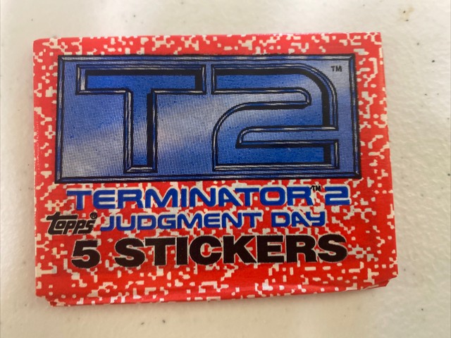 Vtg 1991 Terminator 2 Judgment Day T2 Stickers Ships for sale online | eBay