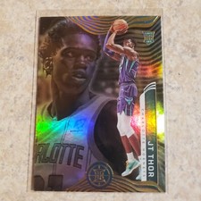 2021-22 Panini ILLUSIONS EMERALD green Rookie Card #185 JT Thor Charlotte Hornet