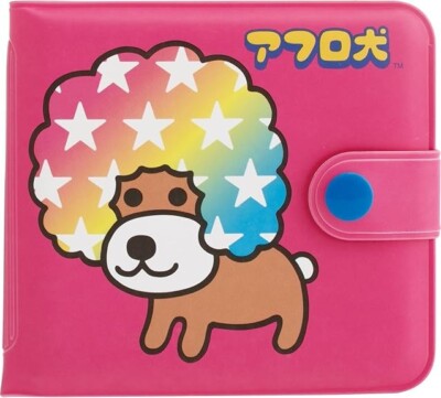 San-X Afroken Afro Ken Vinyl Geldbörse NEU 2025 Pink